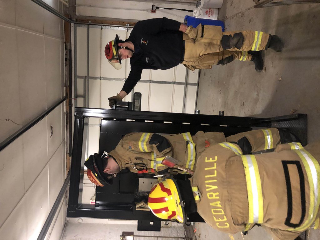 Training Cedarville Township Volunteer Fire Department